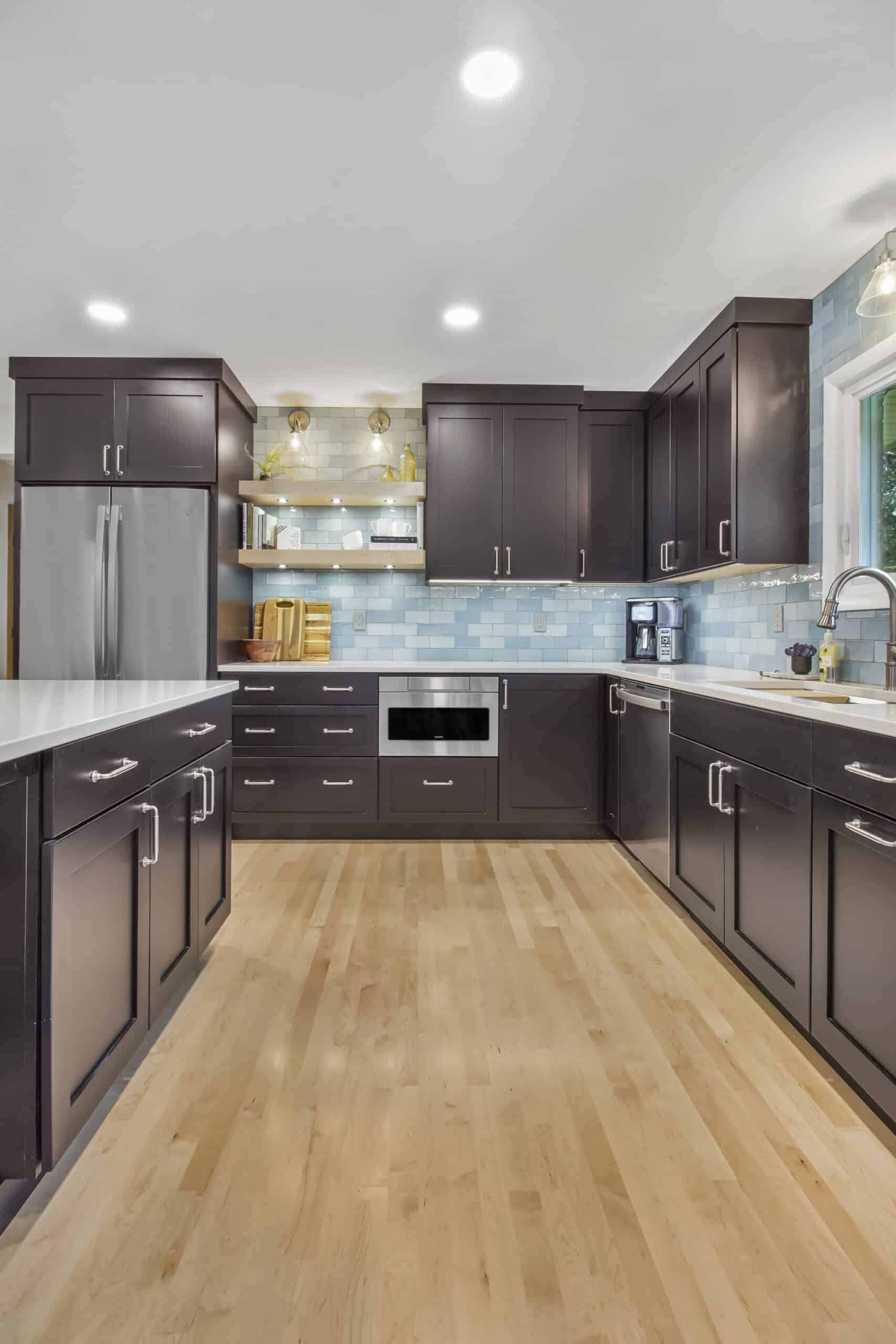 An elegant remodel of a kitchen in Wisconsin