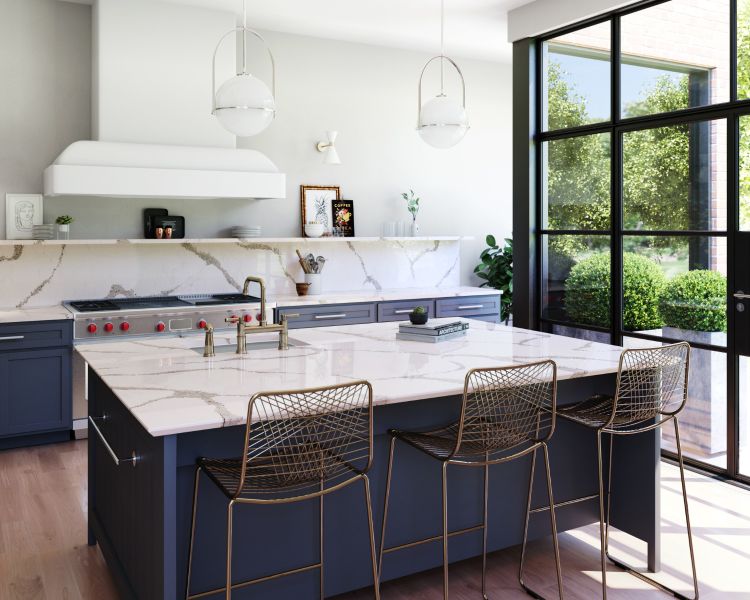 A remodeled kitchen in Wisconsin