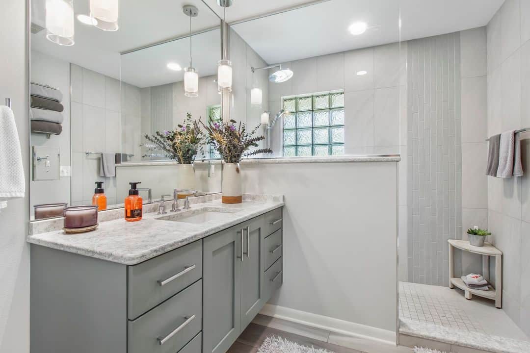 Remodeled bathroom in Hartland Wisconsin