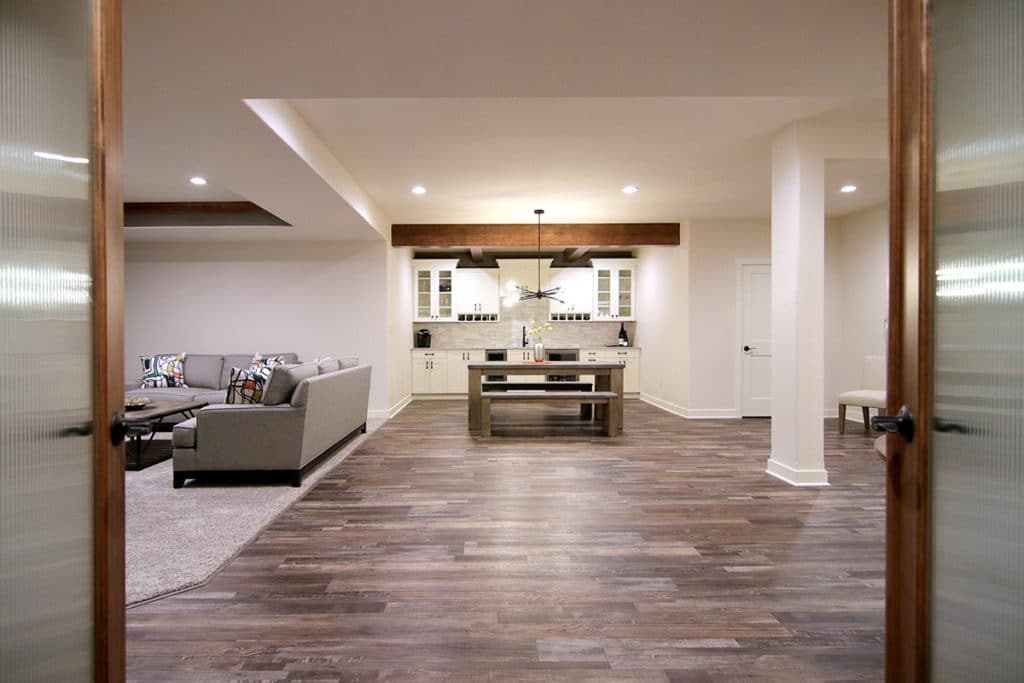 Spacious basement